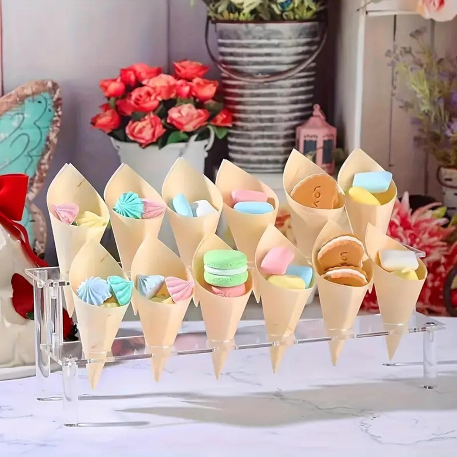 Baby Food Catering - Soporte para Conos de Helado, Bandeja