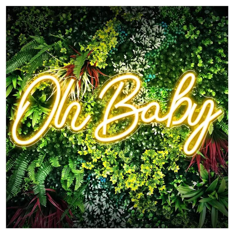 Baby Food Restaurant - Letreros de neón Oh Baby para