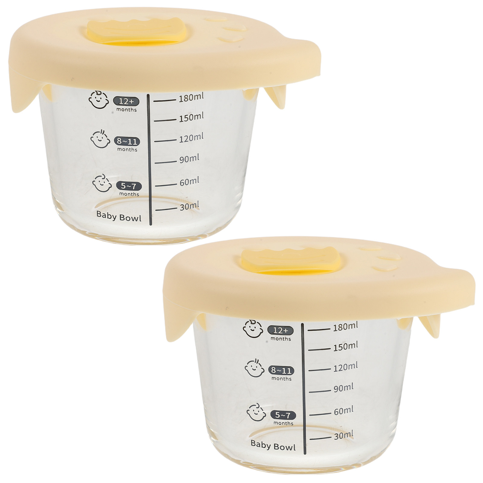 Baby Food Jars Glass - Recipientes de vidrio para almacenamiento de