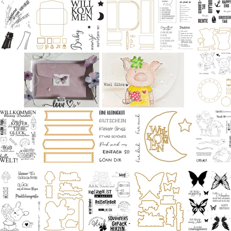 Baby Food Bag - Sellos y troqueles de maleta de