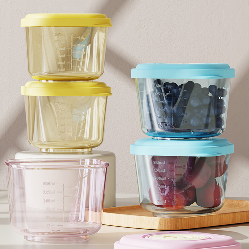 Baby Food Jars Glass - Contenedores de almacenamiento de alimentos para