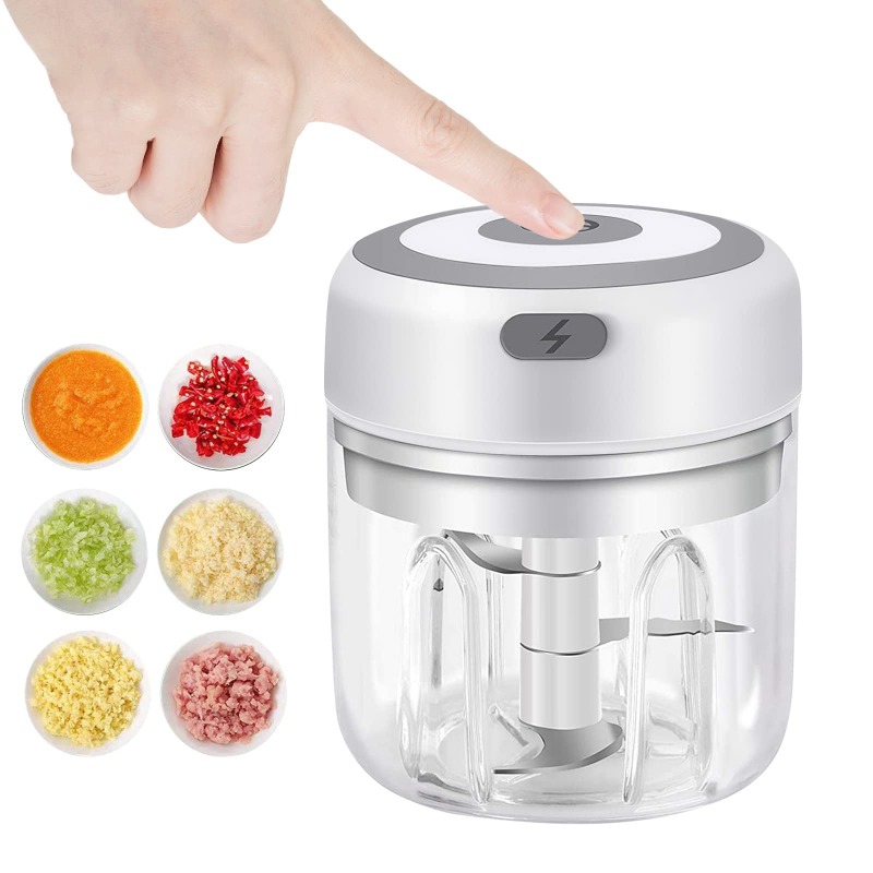 Baby Food Grinder Machine - Picadora de Ajo Eléctrica de 250