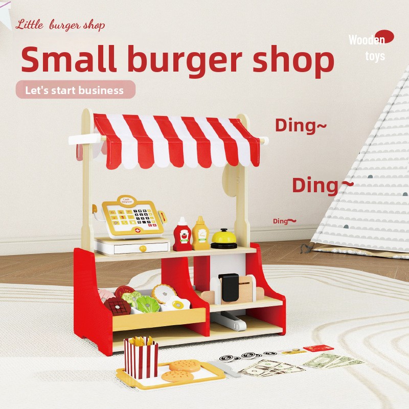 Baby Food Restaurant - Juguete de Madera para Niños, Rompecabezas