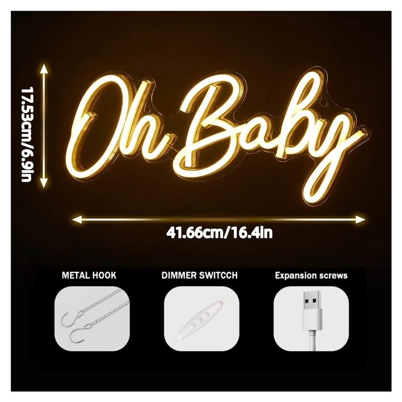 Letreros de neón Oh Baby para  - Baby Food Restaurant reseña y precio