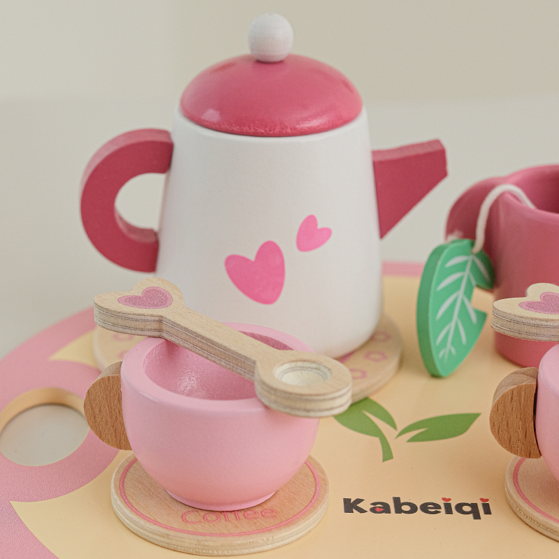 Juego de té de madera para niñ - Baby Food Under 1 Year reseña y precio