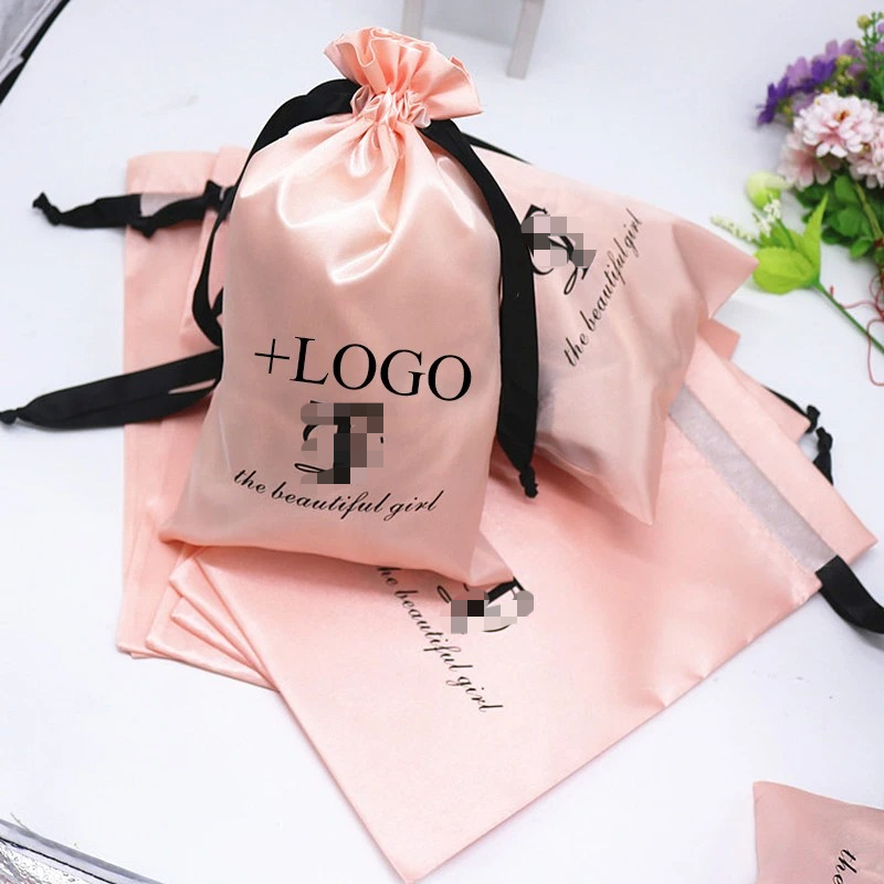 Bolsa de satén de seda rosa pa - Baby Food Bag reseña y precio