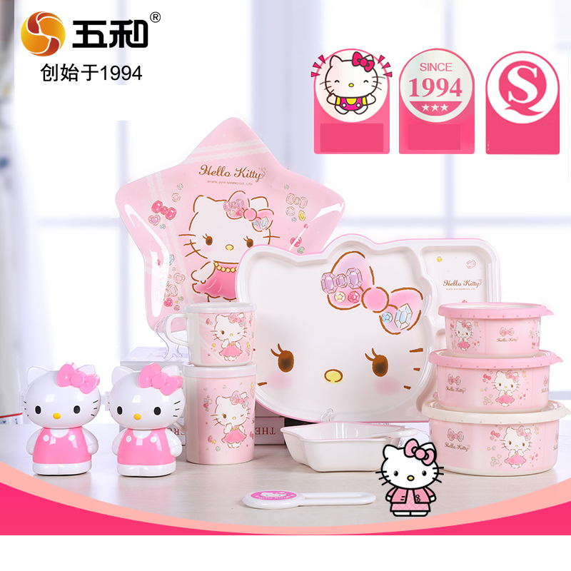Vajilla de Hello Kitty, tazón  - Baby Food Under 1 Year reseña y precio