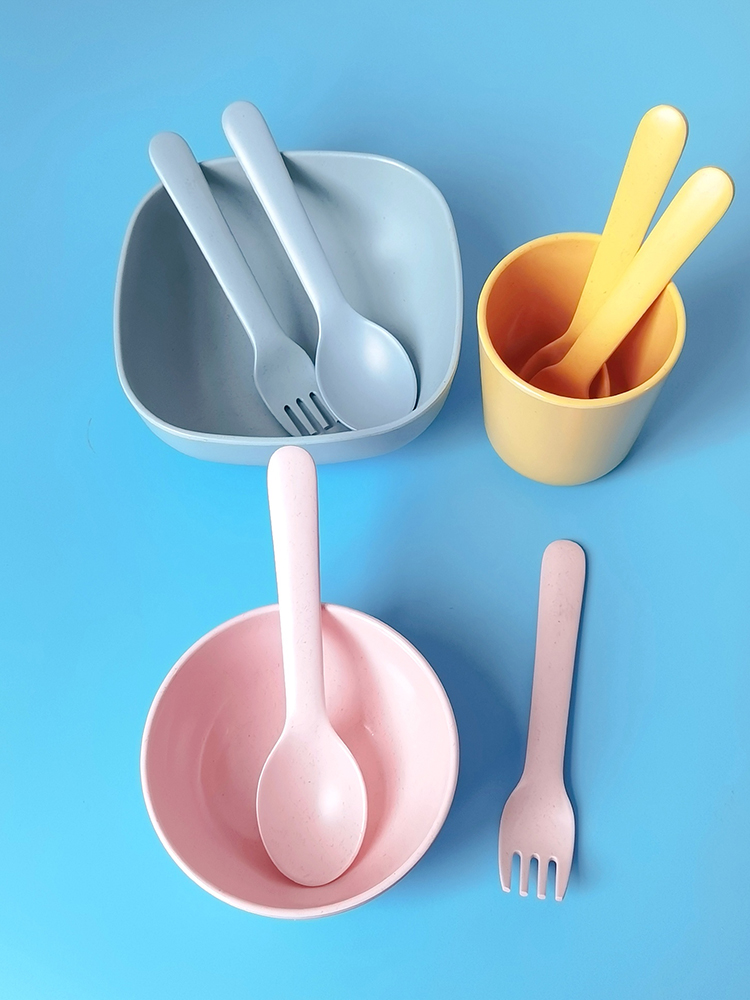 Juego de Cubiertos de Fibra de - Baby Food Restaurant reseña y precio