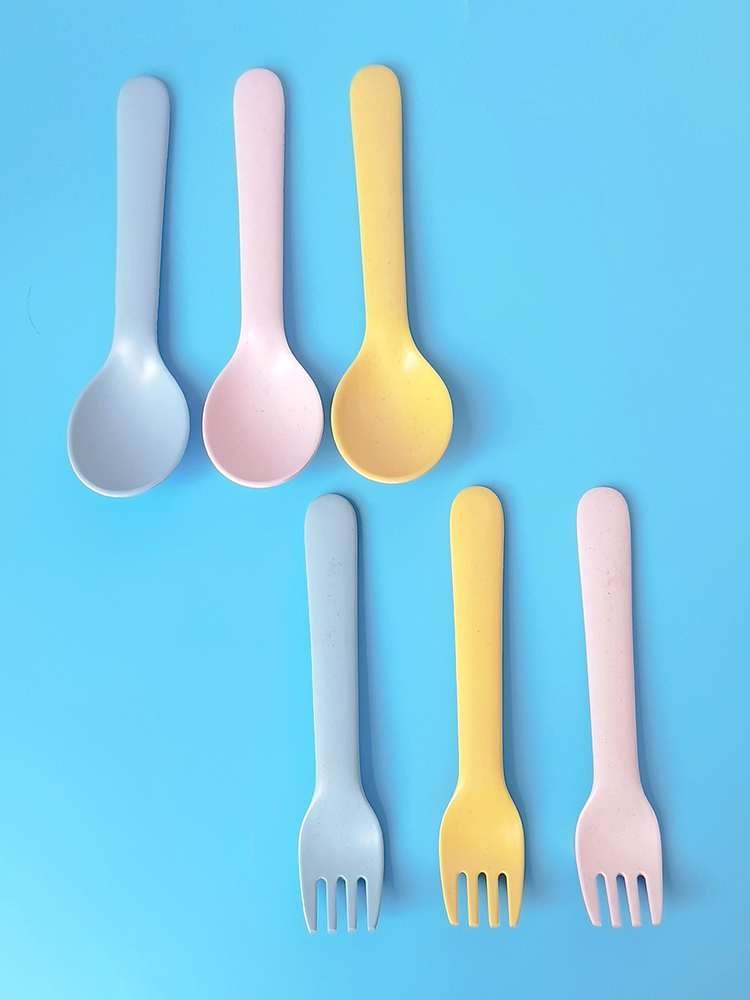 Juego de Cubiertos de Fibra de - Baby Food Restaurant reseña y precio